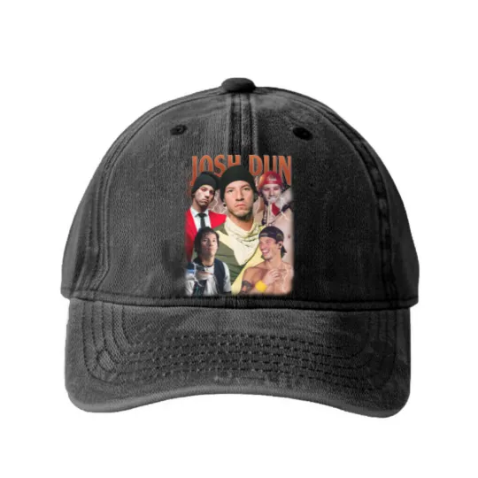 Discover Josh Dun Washed Denim Baseball Caps