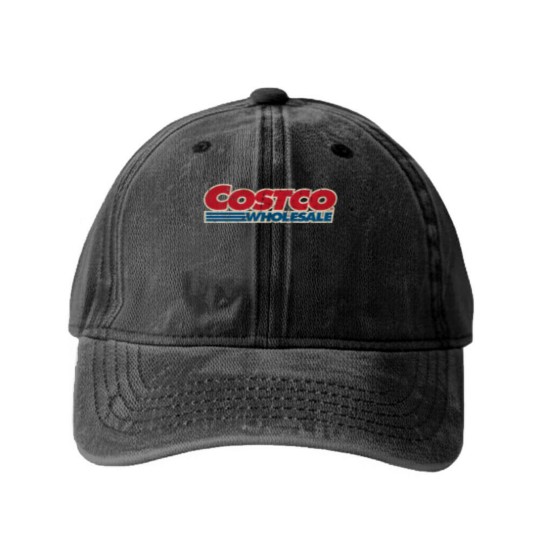 Discover Costco Wholesale 1997 Black Washed Denim Baseball Caps Washed Denim Baseball Caps