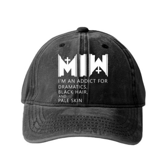 Discover MIW - Quote Washed Denim Baseball Caps