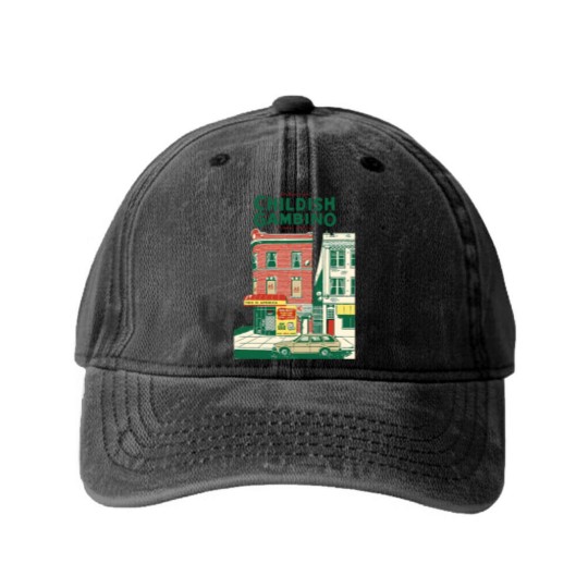 Discover Childish Gambino This is America Hip-Hop Funk Unisex Washed Denim Baseball Caps