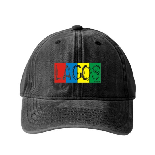 Discover Lagos Washed Denim Baseball Caps Washed Denim Baseball Caps