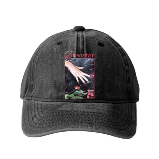 Discover MinistryWith Sympathy Washed Denim Baseball Caps