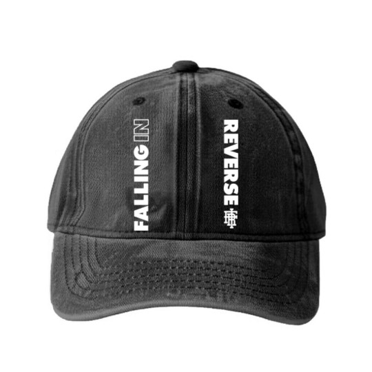 Discover Falling In Reverse Reaper  Merchandise Washed Denim Baseball Caps