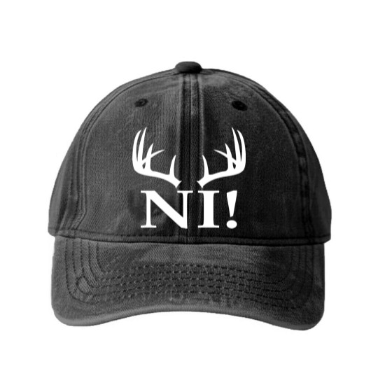 Discover Monty Python - Ni! Washed Denim Baseball Caps