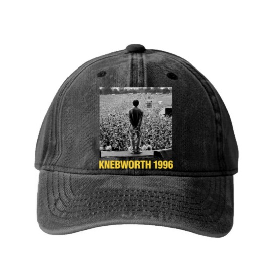 Discover .Knebworth 1996   Classic Washed Denim Baseball Caps Washed Denim Baseball Caps