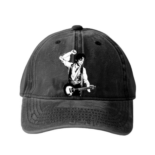 Discover John Mellencamp - John Mellencamp - Washed Denim Baseball Caps