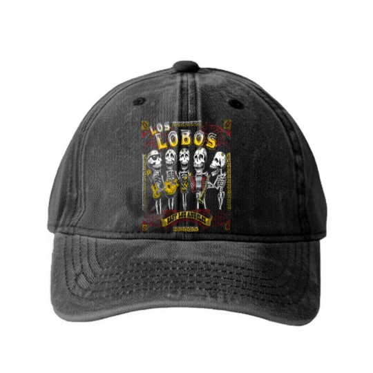Discover LOS LOBOS Washed Denim Baseball Caps