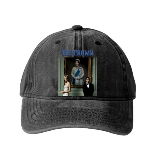 Discover The Crown Washed Denim Baseball Caps, The Crown Washed Denim Baseball Caps, The Crown Movie, Cult Movie Washed Denim Baseball Caps