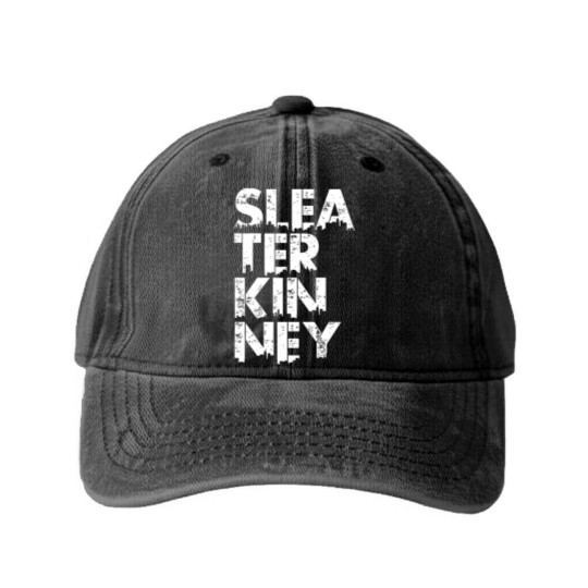Discover Sleater-Kinney Tri-blend Washed Denim Baseball Caps