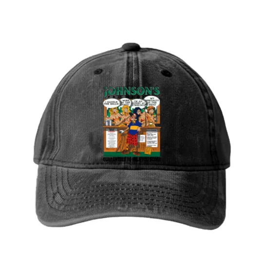 Discover Big Johnson Pro Shop Washed Denim Baseball Caps