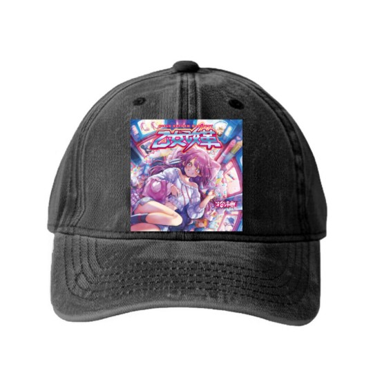 Discover Girl's Reform Manifest HANABIE robo4x4 1978 Washed Denim Baseball Caps