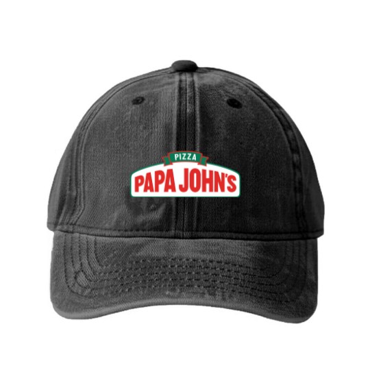 Discover Papa Johns Washed Denim Baseball Caps