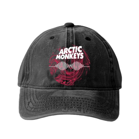Discover Arctic Monkeys The Car' Album Washed Denim Baseball Caps