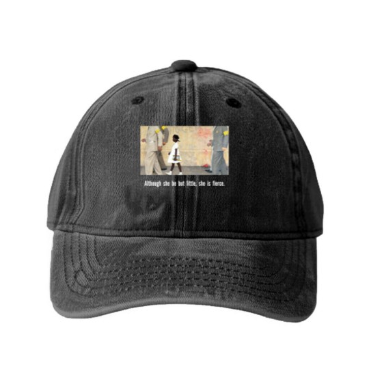 Discover Ruby Bridges Black History Month Washed Denim Baseball Caps, Civil Rights Washed Denim Baseball Caps
