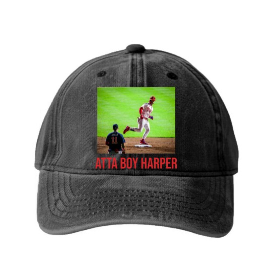 Discover Atta Boy Harper Washed Denim Baseball Caps