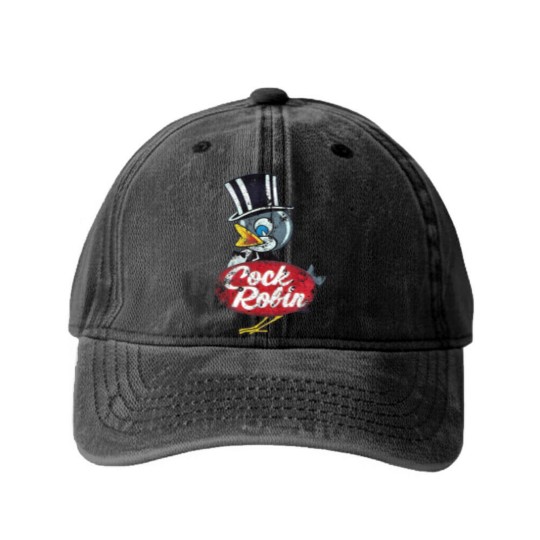 Discover Cock Robin Washed Denim Baseball Caps