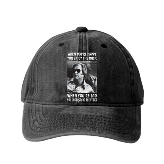 Discover George Jones Retro George Washed Denim Baseball Caps