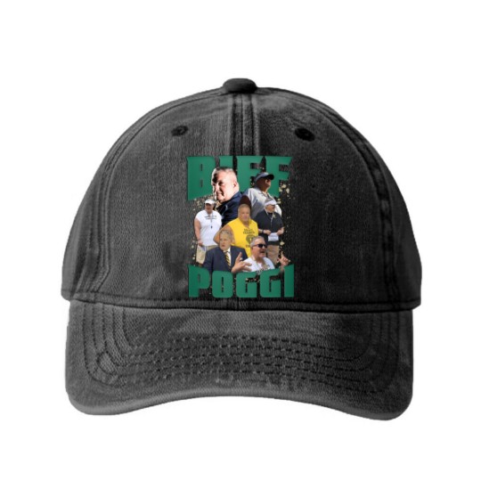 Discover Biff Poggi Washed Denim Baseball Caps