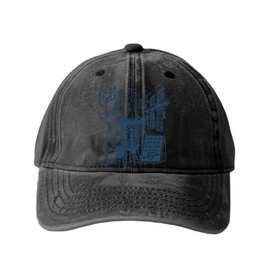 Discover Vintage Billy Joel Concert Crewneck Unisex Washed Denim Baseball Caps