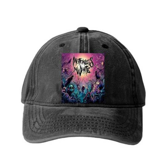 Discover motionless in white  BH6222 - motionless in white Washed Denim Baseball Caps