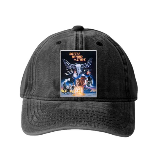 Discover Battle Beyond The Stars Washed Denim Baseball Caps