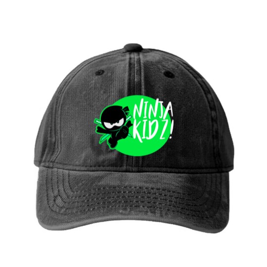 Discover ninja kids offciel 2022 ninja kids offciel 2022 Washed Denim Baseball Caps