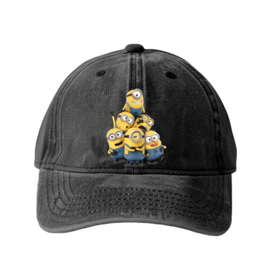 Discover Minions Despicable Me Minions Adult Washed Denim Baseball Caps Yellow NEW