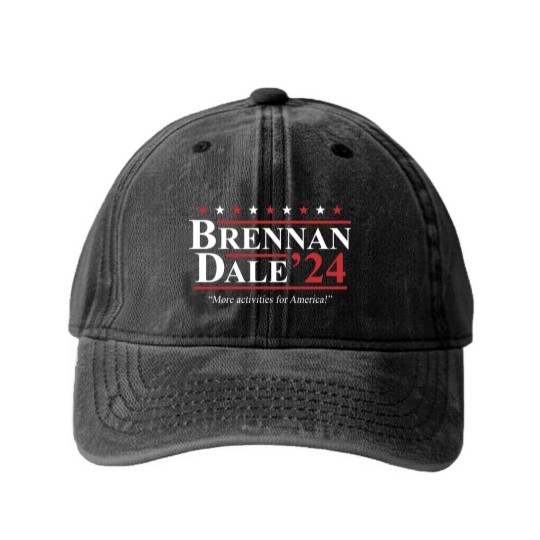 Discover Step Brothers Brennan Dale 2024 Election Washed Denim Baseball Caps