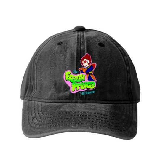 Discover Fresh Saiyan  dragon  fresh  of bel air  Saiyan  vegeta  dbz  dbs  ball Washed Denim Baseball Caps