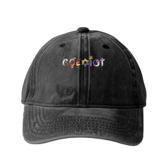 Discover Coexist Washed Denim Baseball Caps