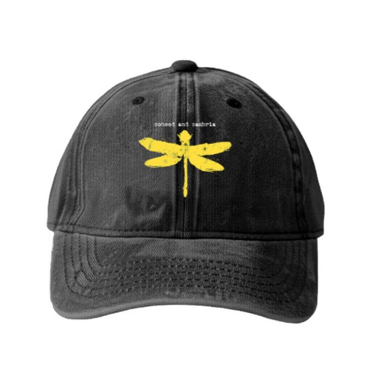 Discover Coheed and Cambria Dragonfly  Coheed and Cambria Dragonfly Washed Denim Baseball Caps