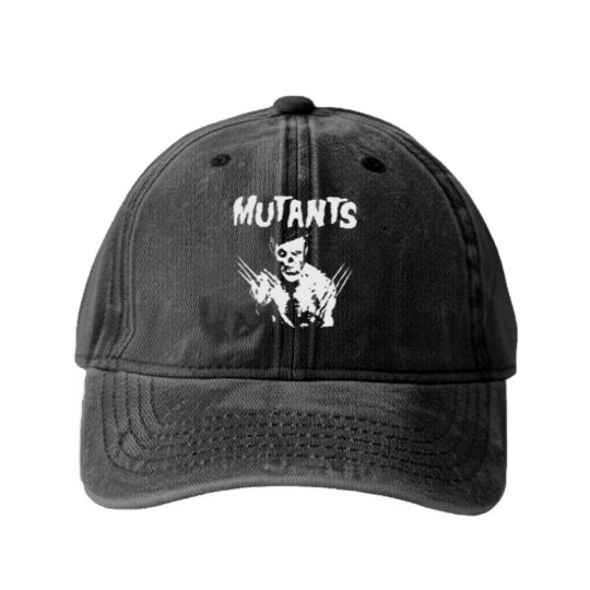 Discover Vintage Mutants  Washed Denim Baseball Caps Washed Denim Baseball Caps