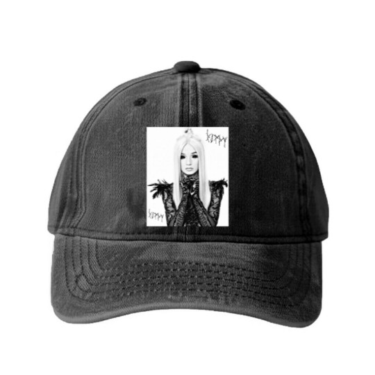 Discover Night of Poppy Washed Denim Baseball Caps