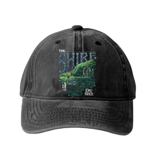 Discover The Lord of the Rings The Shire Washed Denim Baseball Caps