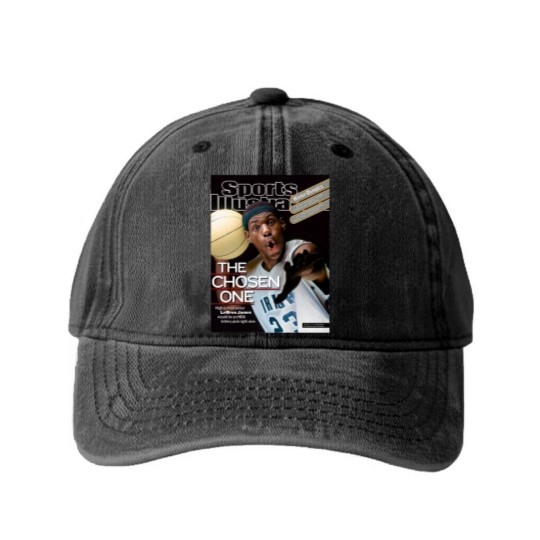 Discover Sports Illustrated - LeBron James Washed Denim Baseball Caps