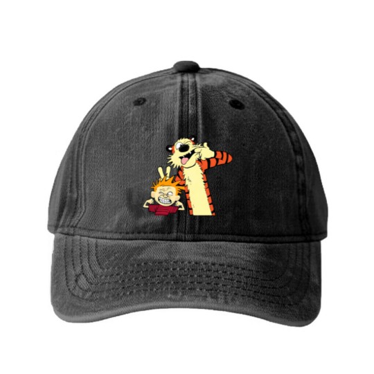 Discover Calvin And Hobbes Washed Denim Baseball Caps, Calvin And Hobbes Sweater