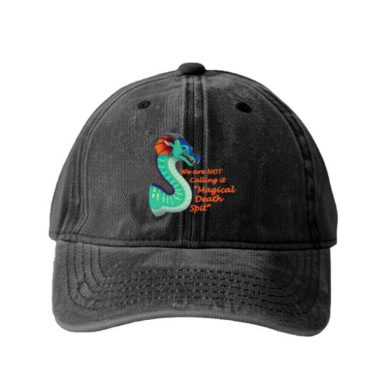 Discover Glory Fantasy Rainwing Not Calling Magical Death Spit Wings Of Dragon Fires Design Gift For Washed Denim Baseball Caps
