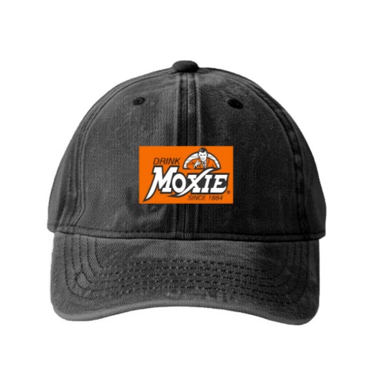 Discover Moxie. Washed Denim Baseball Caps
