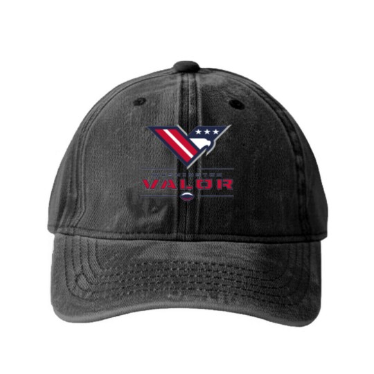 Discover Washington Valor Washed Denim Baseball Caps