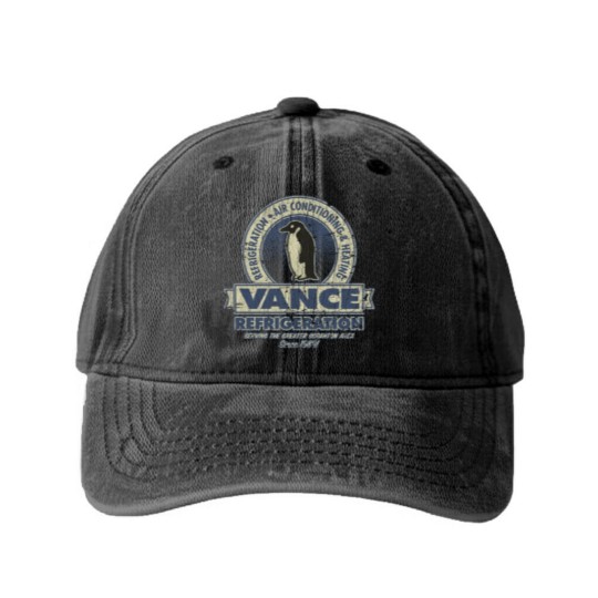 Discover Vance Refrigeration Washed Denim Baseball Caps
