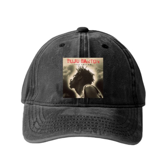 Discover Buju Banton Til Siloh Washed Denim Baseball Caps