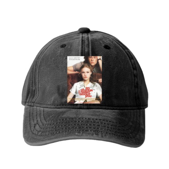 Discover 10 Things I About You Movie Washed Denim Baseball Caps
