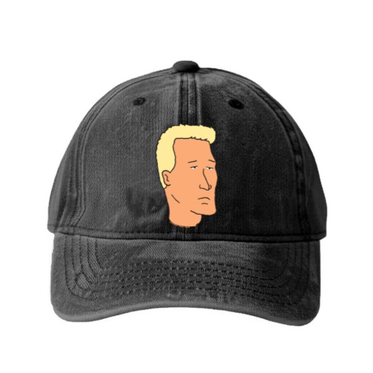 Discover king of the hill boomhauer simple portrait Washed Denim Baseball Caps