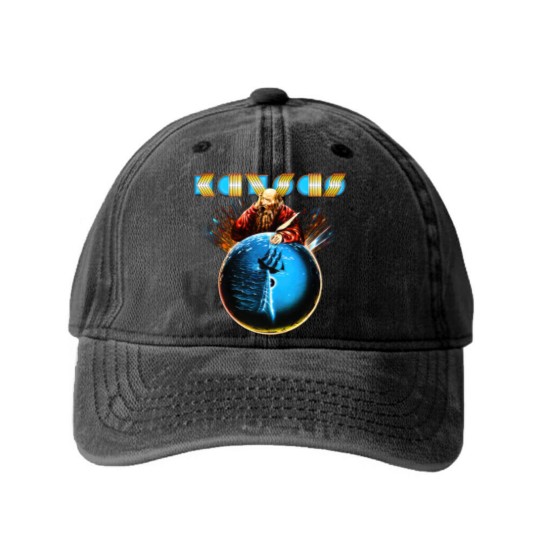 Discover Kansas Rock Band Point Of Know Washed Denim Baseball Caps