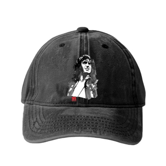 Discover Bon Scott bon scott Washed Denim Baseball Caps