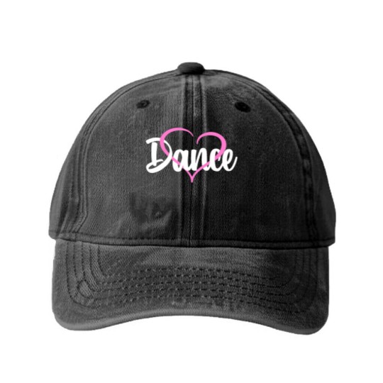 Discover Cool Dance For Women Girls Ballroom Lyrical Hip Washed Denim Baseball Caps
