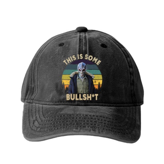 Discover This Is Some Bullsht Washed Denim Baseball Caps