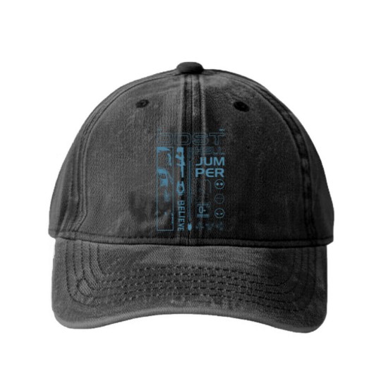 Discover Halo 3 ODST Aesthetic Washed Denim Baseball Caps