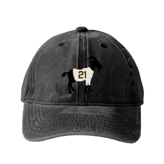Discover Roberto Clemente Goat Washed Denim Baseball Caps
