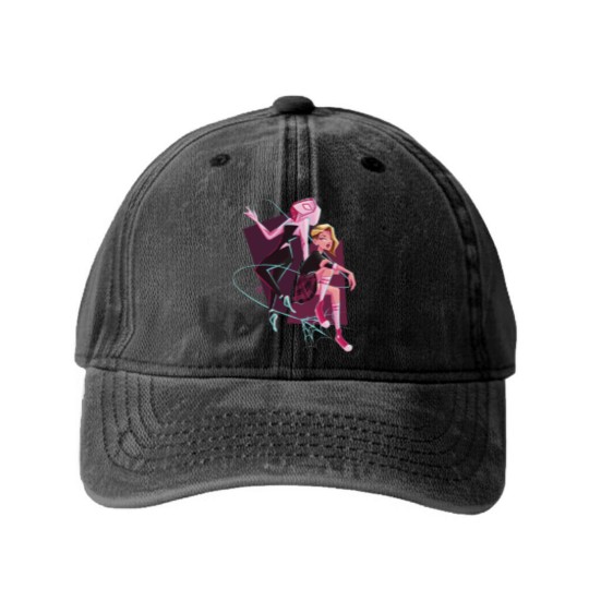 Discover Spidergwen Washed Denim Baseball Caps
